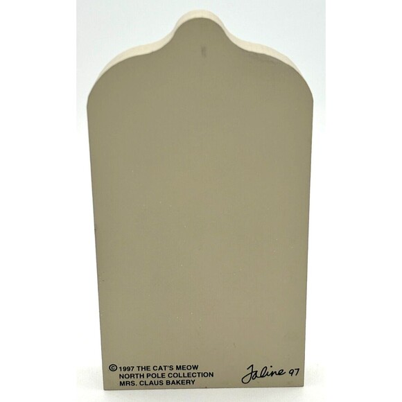 The Cats Meow Village North Pole Collection Wooden Shelf Sitter Complete Set - Picture 13 of 16